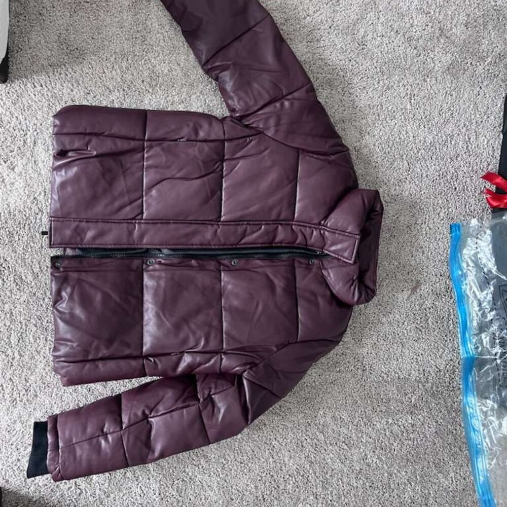 Marc New York Performance Maroon Puffer Winter Jacket Women’s Size L